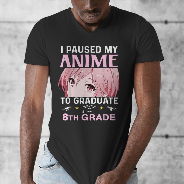 8th Grade Graduation Anime 2024 Graduate Middle School Girls Men's V-Neck T-Shirt
