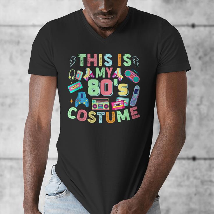 This Is My 90s Costume Mixtape Era Outfits Nostalgia 1990s Men's V-Neck T-Shirt This Is My 90s Costume Mixtape Era Outfits Nostalgia 1990s Men's V-Neck T-Shirt