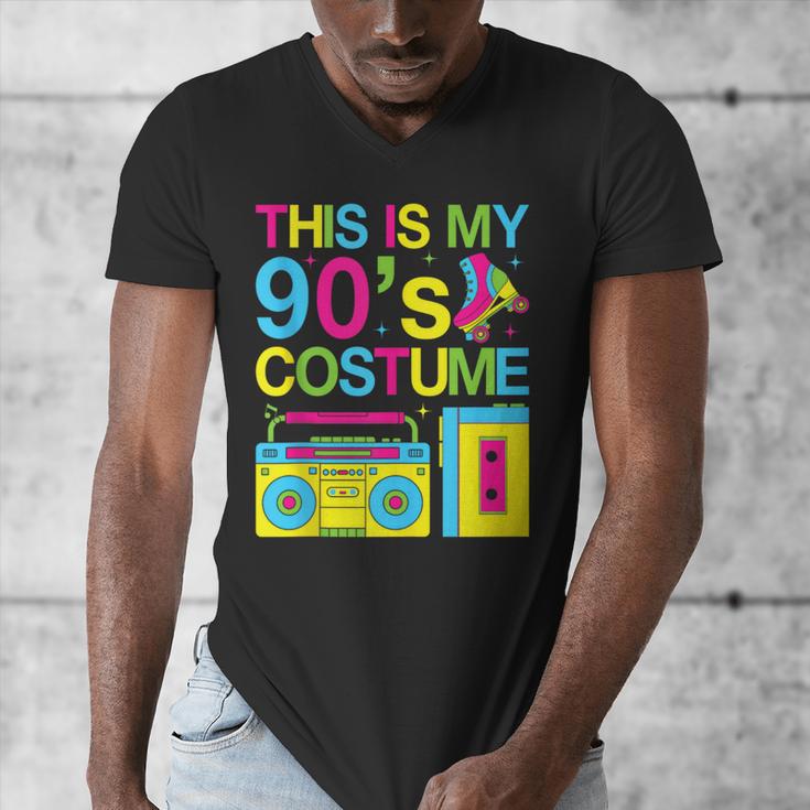 This Is My 90's Costume Retro 1990s Style Cassette Nostalgia Men's V-Neck T-Shirt