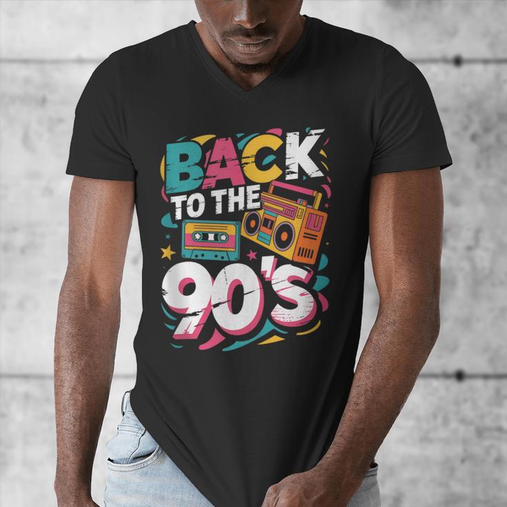 90's Nineties Nostalgia Costume Party Back To The 90s Men's V-Neck T-Shirt
