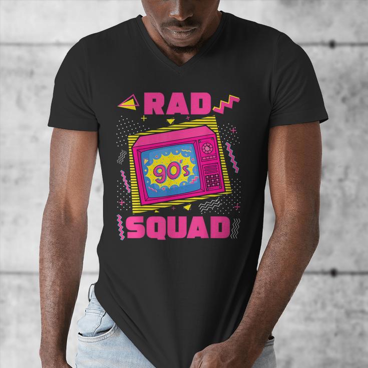 90s Rad Squad Retro Television 90s Aesthetic Nostalgia Men's V-Neck T-Shirt