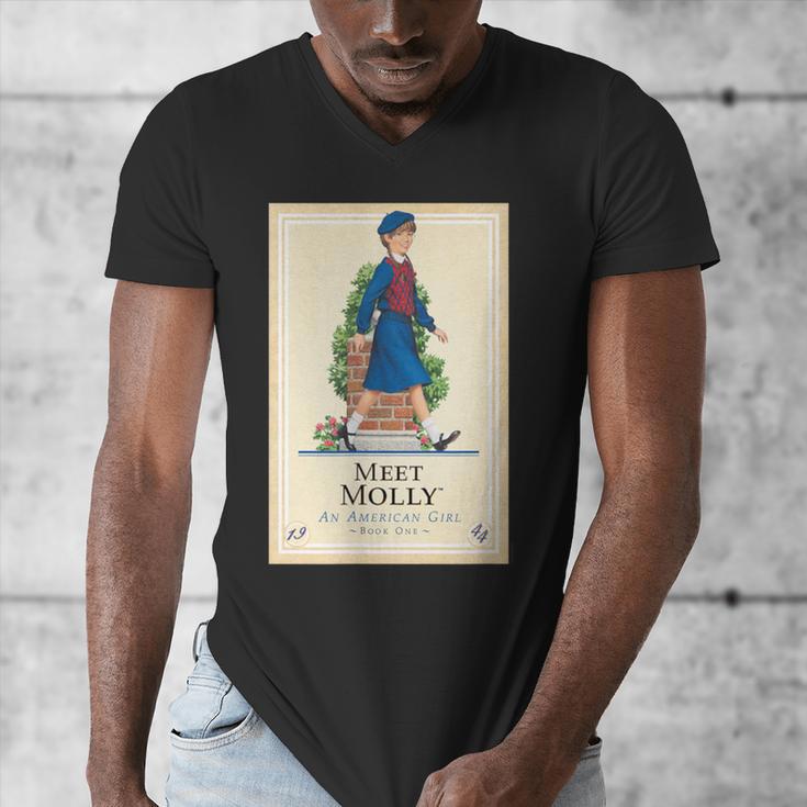 American Girl Meet Molly Book Cover Men's V-Neck T-Shirt