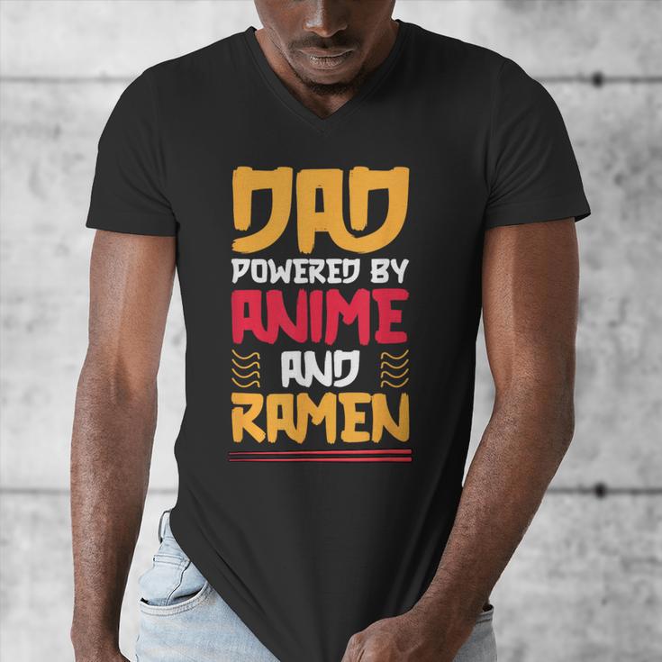 Anime Fathers Day Japanese Manga Otaku Kawaii Anime Dad Men's V-Neck T-Shirt