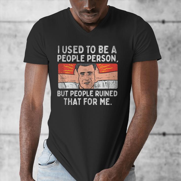 Antisocial Not A People Person Socially Selective Introvert Men's V-Neck T-Shirt
