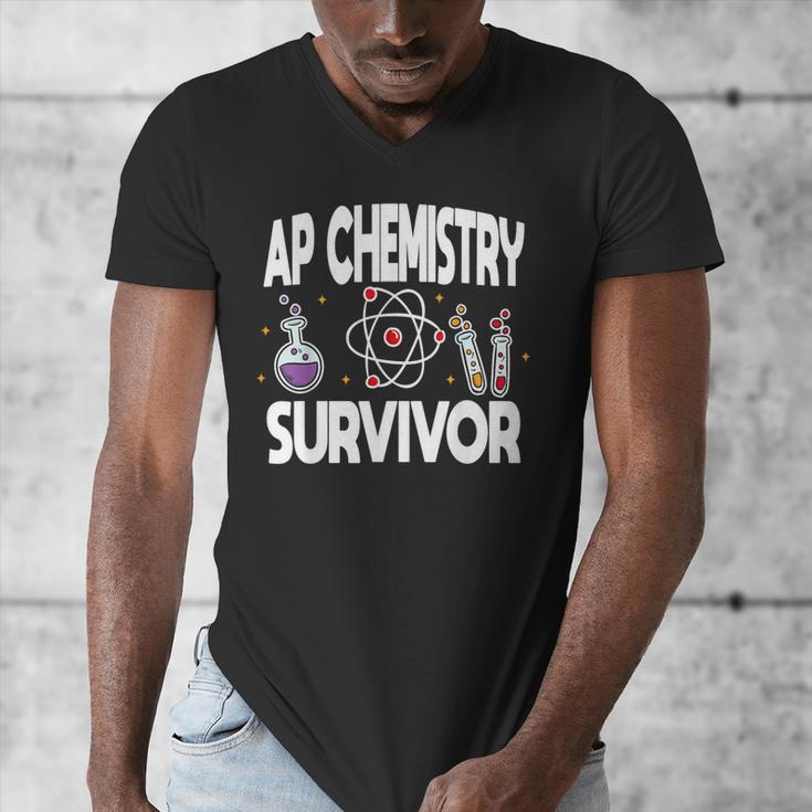 AP Chemistry Survivor Graduation 2024 High School Men's V-Neck T-Shirt