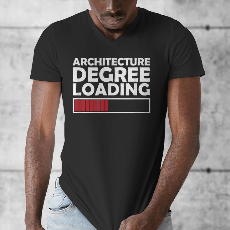 Architecture Degree Loading Graduation Student Men's V-Neck T-Shirt