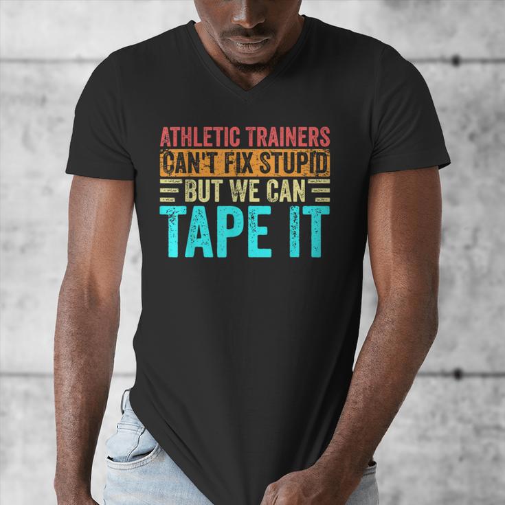 Athletic Trainers Fix Stupid Sports Graduation Vintage Men's V-Neck T-Shirt