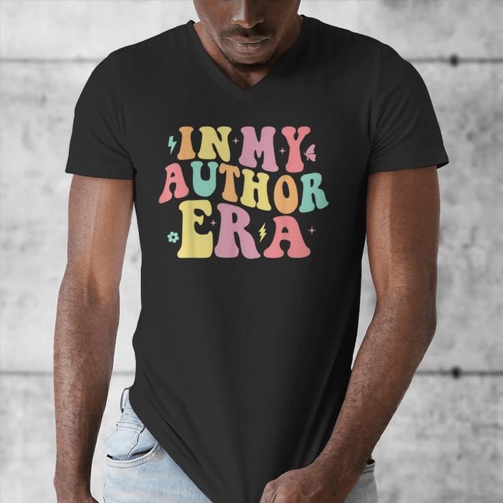 In My Author Era Writer Reading Writing Book Author Men's V-Neck T-Shirt