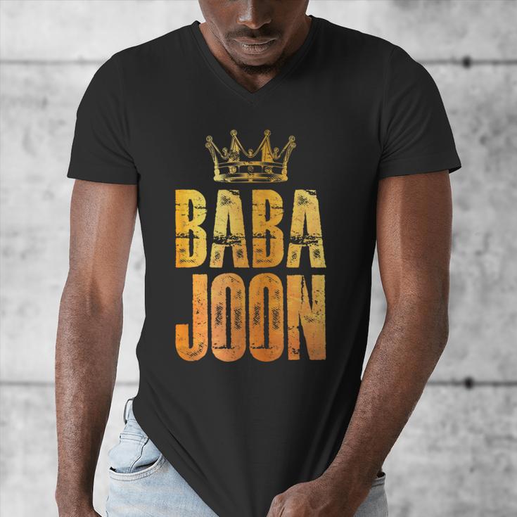 Baba Joon Persian Dad Iran Quote Iranian Fathers Day Men's V-Neck T-Shirt