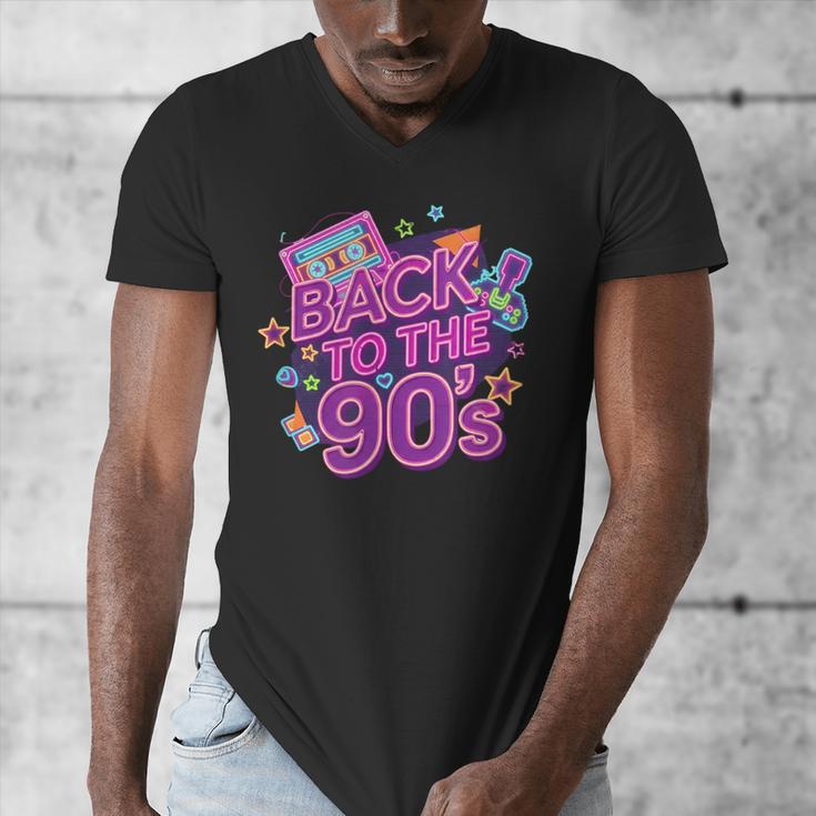 Back To The 90s Retro Nostalgia Men's V-Neck T-Shirt