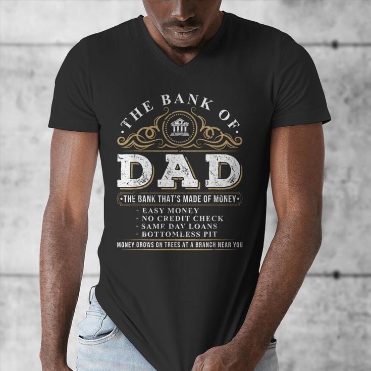 The Bank Of Dad Father's Day College Tuition Student Men's V-Neck T-Shirt