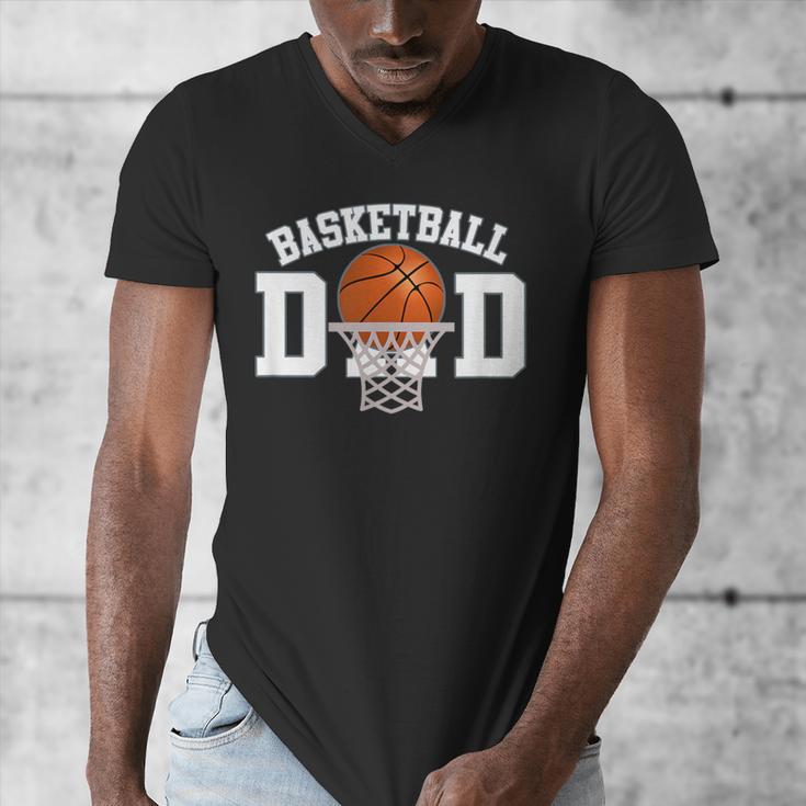 Basketball Dad Men's V-Neck T-Shirt