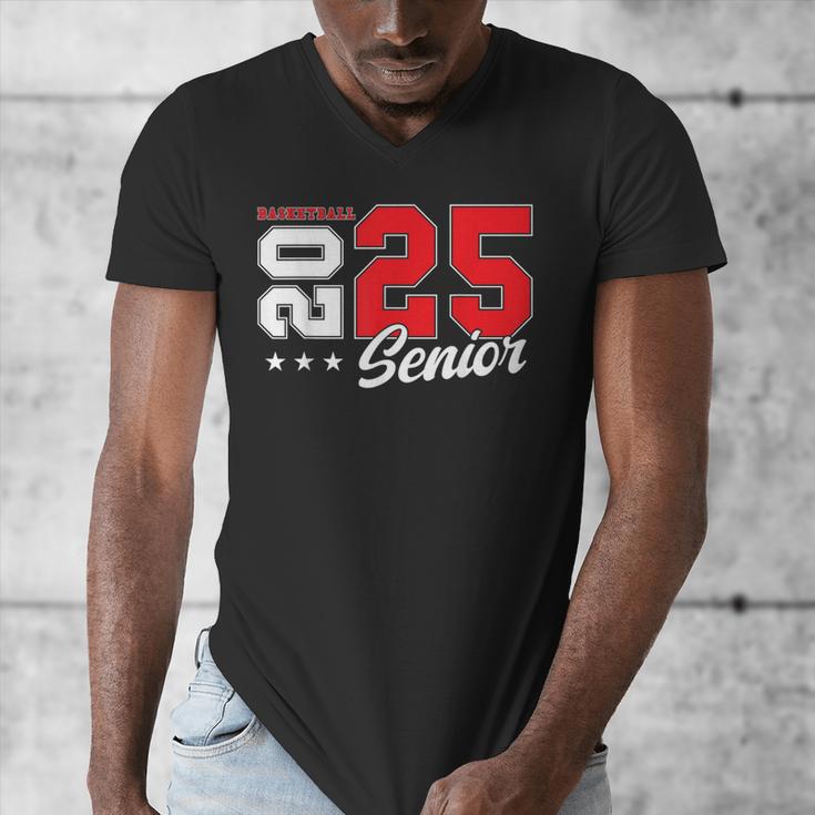 Basketball Senior Night Basketball Senior 2025 Graduation 79 Men's V-Neck T-Shirt