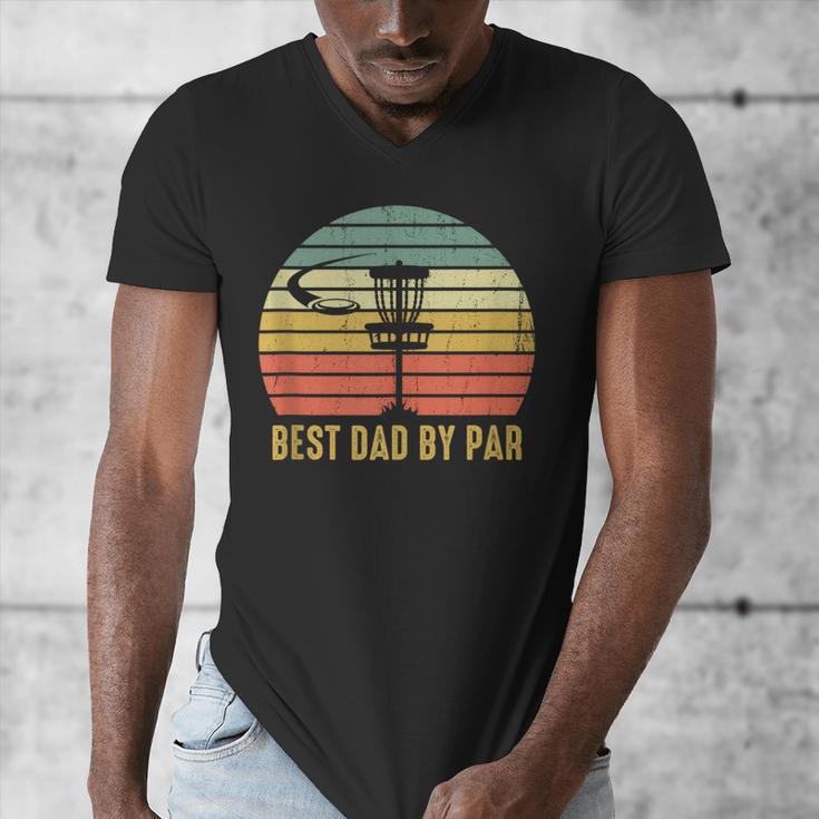 Best Dad By Par Disc Golf Father's Day Men's V-Neck T-Shirt Best Dad By Par Disc Golf Father's Day Men's V-Neck T-Shirt