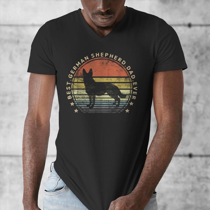 Best German Shepherd Dad Ever Daddy Dog Lover Owner Men's V-Neck T-Shirt Best German Shepherd Dad Ever Daddy Dog Lover Owner Men's V-Neck T-Shirt