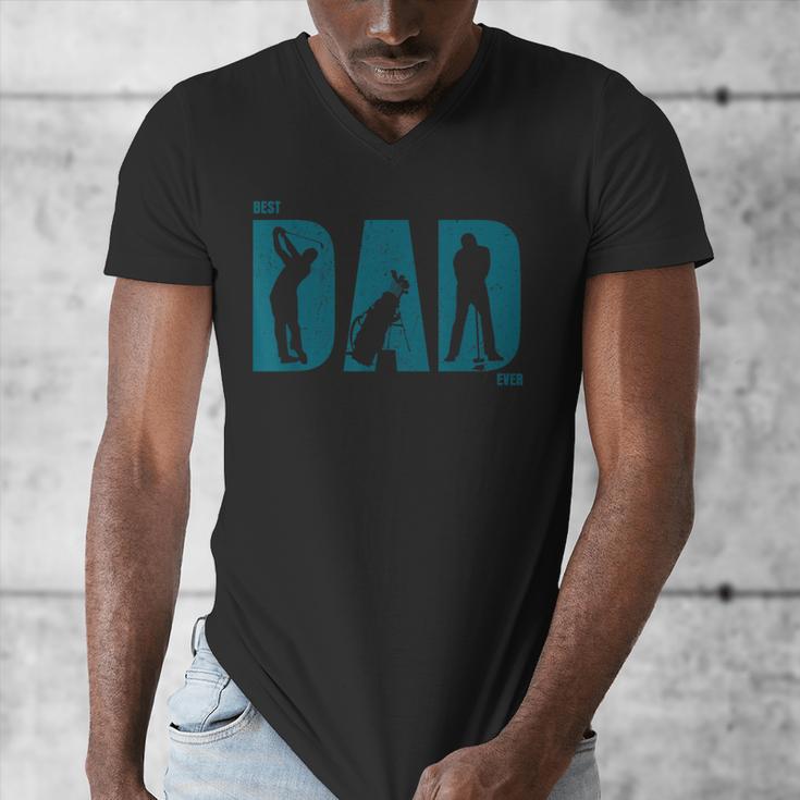 Best Golf Dad EverShirt Golf Dad Shirt Men's V-Neck T-Shirt