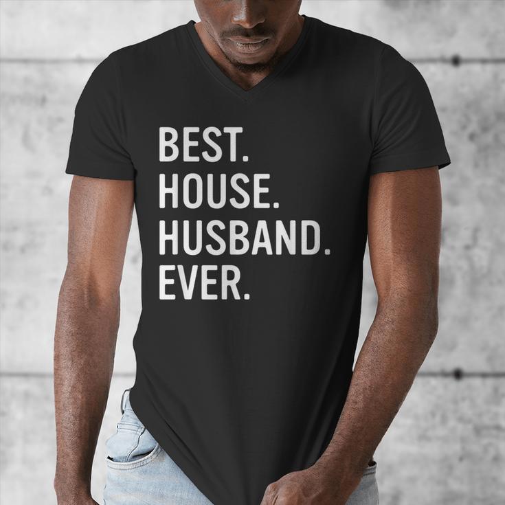 Best House Husband Ever Stay At Home Dad Men's V-Neck T-Shirt