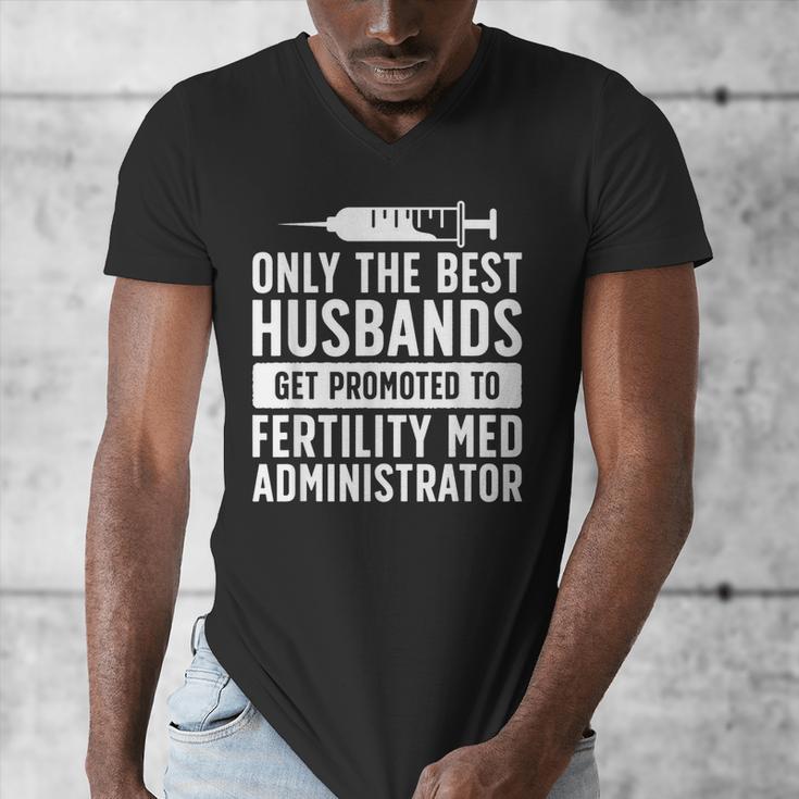 Best Husbands IVF Dad IVF Transfer Day Embryo Transfer Day Men's V-Neck T-Shirt