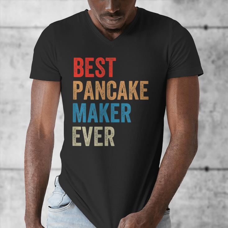 Best Pancake Maker Ever Baking For Baker Dad Or Mom Men's V-Neck T-Shirt Best Pancake Maker Ever Baking For Baker Dad Or Mom Men's V-Neck T-Shirt