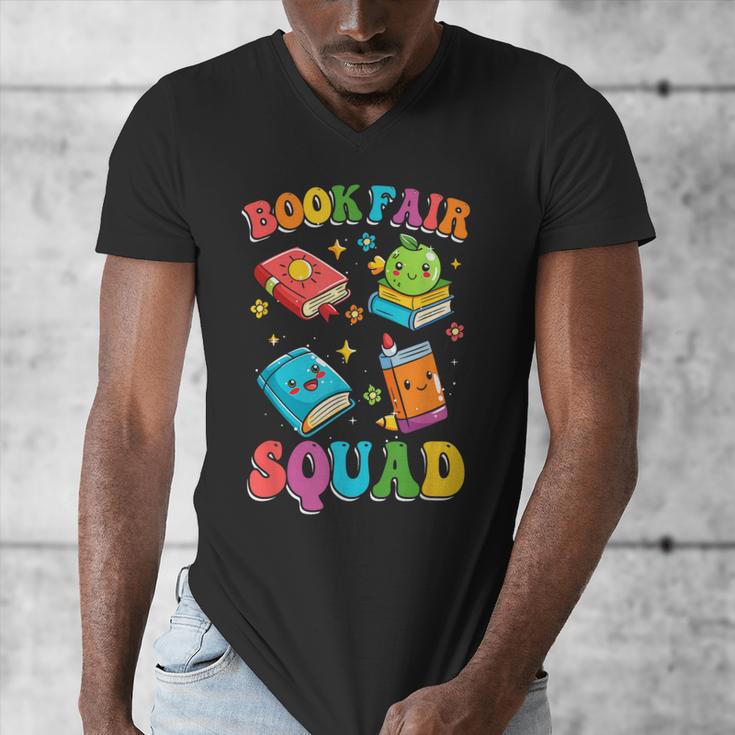 Book Fair Squad Men's V-Neck T-Shirt