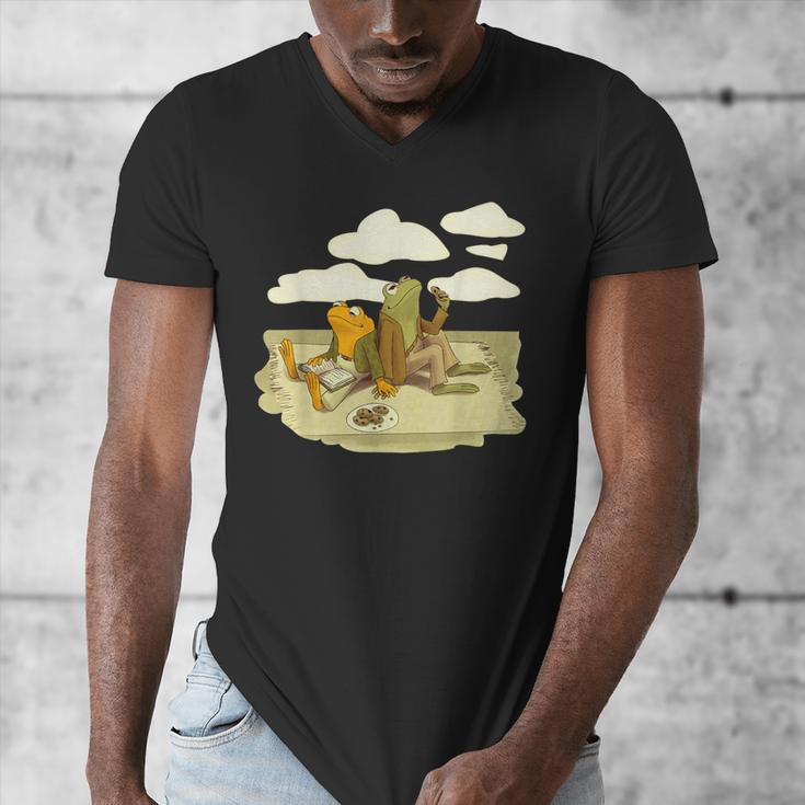 Book Frog Toad Vintage Book Frog Book Frog Reading Book Men's V-Neck T-Shirt Book Frog Toad Vintage Book Frog Book Frog Reading Book Men's V-Neck T-Shirt