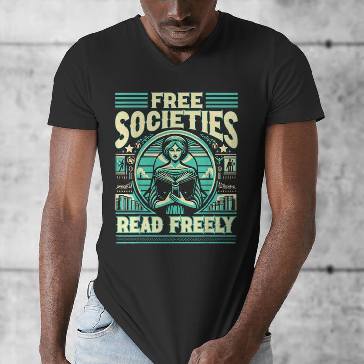 Book Lover Banned Books Reading Banned Books Men's V-Neck T-Shirt