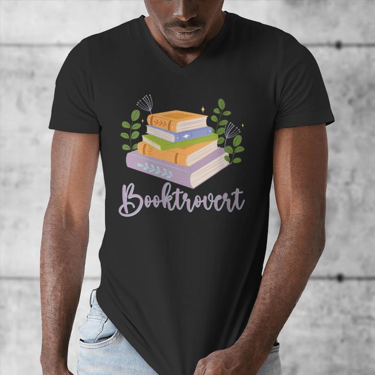 Booktrovert Bookworm Introvert Bibliophile Booktrovert Men's V-Neck T-Shirt Booktrovert Bookworm Introvert Bibliophile Booktrovert Men's V-Neck T-Shirt
