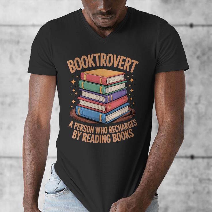 Booktrovert Literature Book Reading Books Reader Men's V-Neck T-Shirt Booktrovert Literature Book Reading Books Reader Men's V-Neck T-Shirt