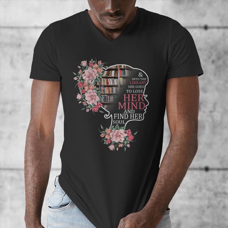 Bookworm Book Reader Book Nerd Book Reading Lover Men's V-Neck T-Shirt