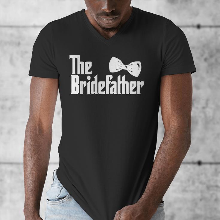 The Bridefather Father Of The Bride Dad Wedding Marriage Men's V-Neck T-Shirt
