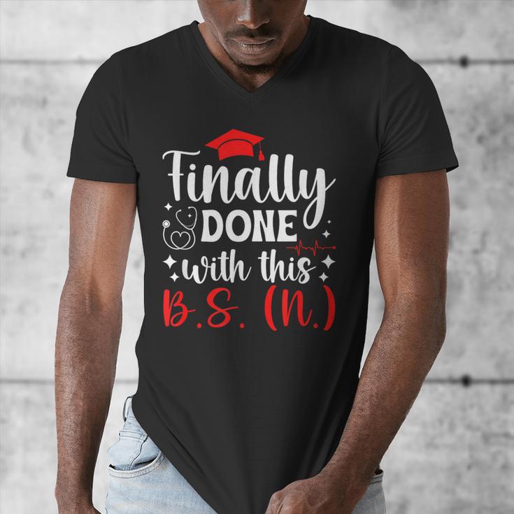 BSN Bachelor Of Science In Nursing Graduation Men's V-Neck T-Shirt