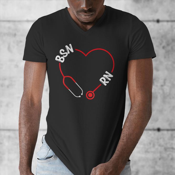 BSN RN Nurse Graduation Nursing Essentials BSN Nurses Men's V-Neck T-Shirt