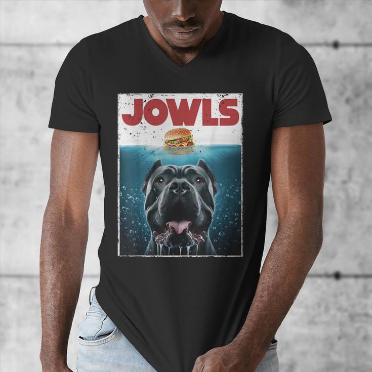 Cane Corso Jowls Top Drool Burger Dog Mom Dog Dad Men's V-Neck T-Shirt Cane Corso Jowls Top Drool Burger Dog Mom Dog Dad Men's V-Neck T-Shirt