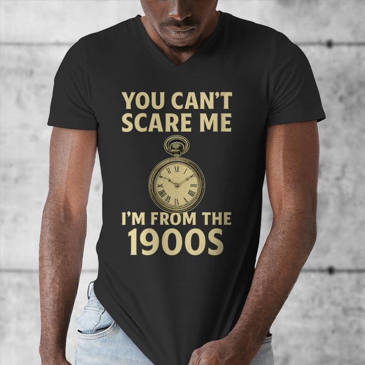 You Can't Scare Me I'm From The 1900s Vintage Pocket Watch Men's V-Neck T-Shirt