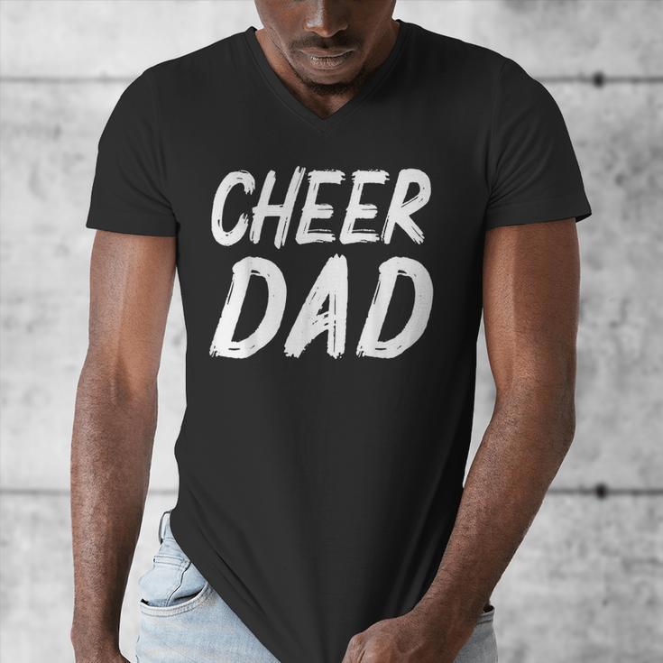 Cheer Dad Family Father Cheerleader Squad Men's V-Neck T-Shirt
