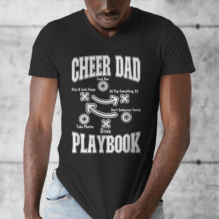 Cheer Dad Playbook Men's V-Neck T-Shirt Cheer Dad Playbook Men's V-Neck T-Shirt