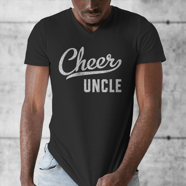 Cheer Dad Shirts Cheer Uncle Proud Cheerleading Uncle Men's V-Neck T-Shirt Cheer Dad Shirts Cheer Uncle Proud Cheerleading Uncle Men's V-Neck T-Shirt