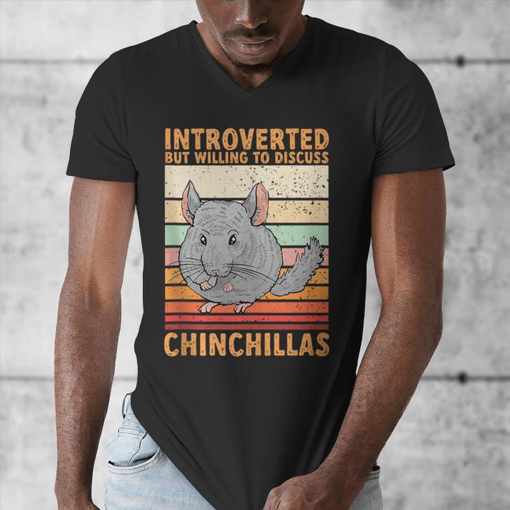 Chinchilla Owner Introvert Chinchilla Men's V-Neck T-Shirt
