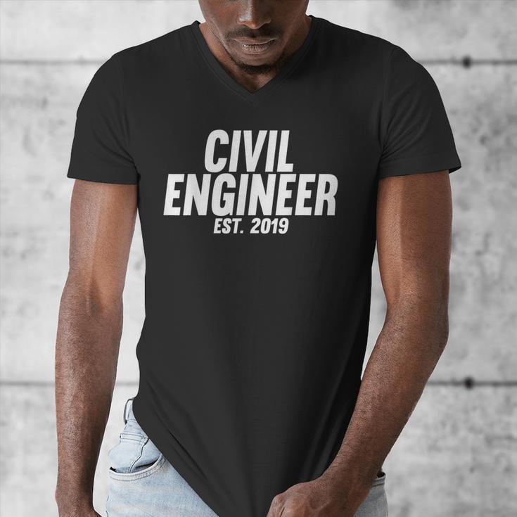 Civil Engineer Graduation Shirt New Civil Engineer Men's V-Neck T-Shirt
