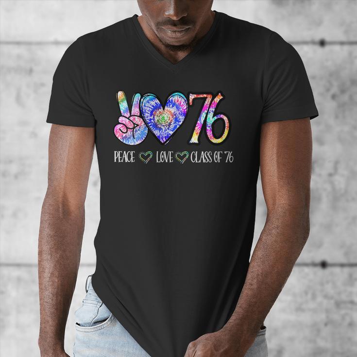 Class Of 1976 Shirt Tie Dye Senior Graduation 50th Reunion Men's V-Neck T-Shirt