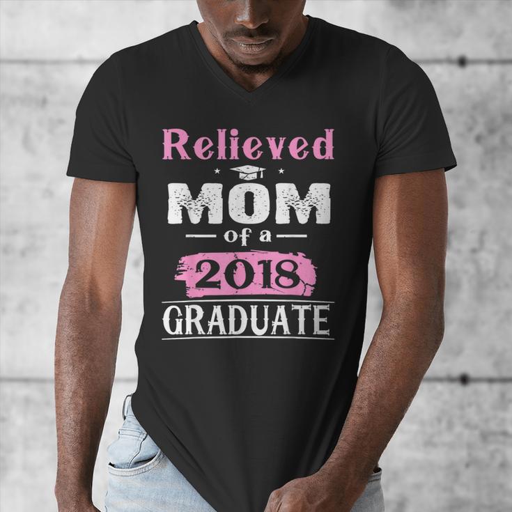 Class Of 2018 Graduation Shirt Mom Of Graduate Men's V-Neck T-Shirt