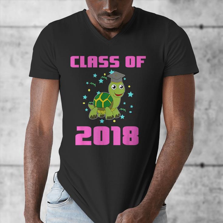 Class Of 2018 Turtle Shirt Graduation Kids Men's V-Neck T-Shirt