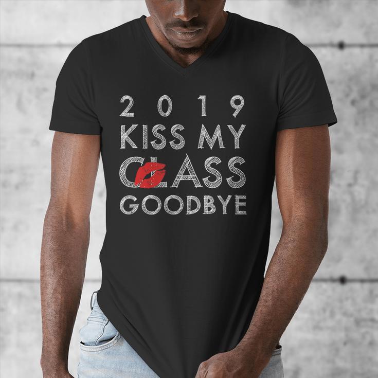 Class Of 2019 Pretty High School Senior GraduationShirt Men's V-Neck T-Shirt