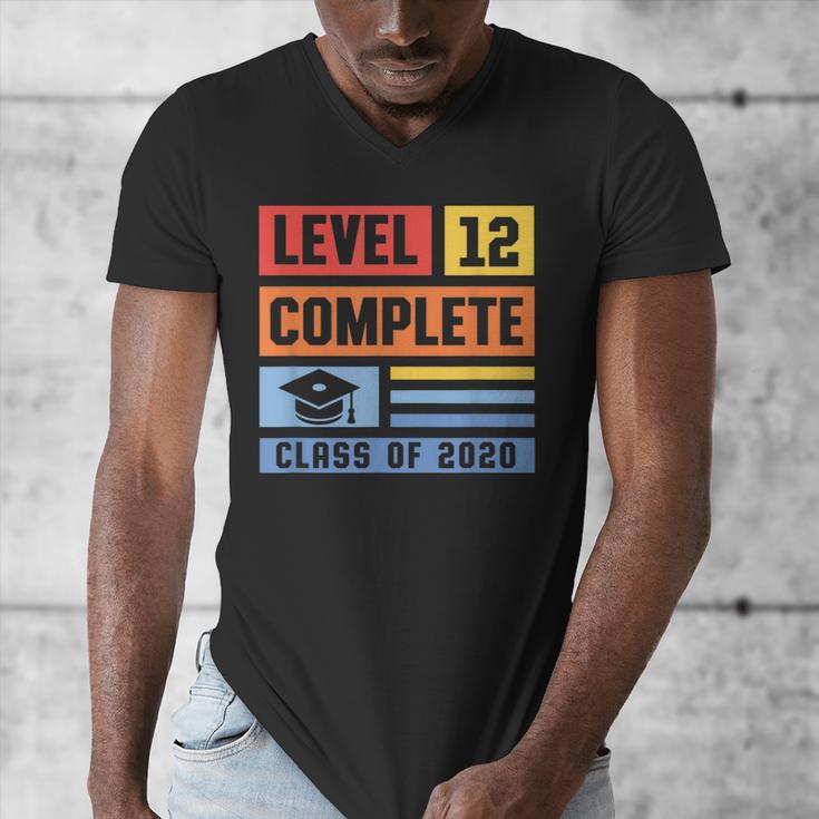 Class Of 2019 Senior High School Graduation Level 12th Grade Men's V-Neck T-Shirt