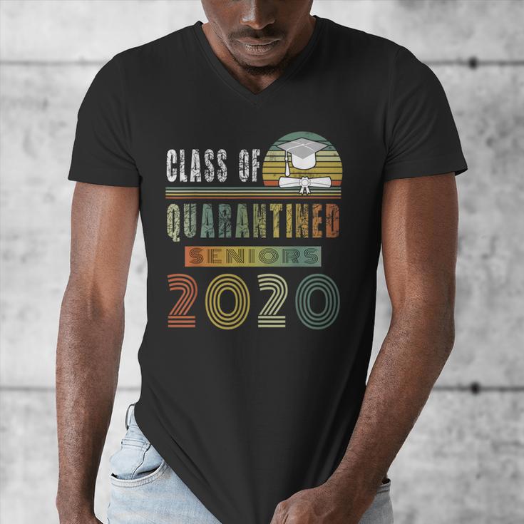 Class Of 2020 Quarantined Seniors Graduation Gift Men's V-Neck T-Shirt