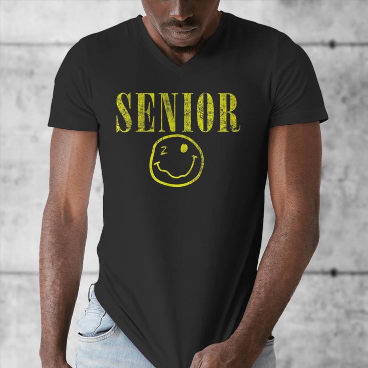 Class Of 2020 Senior 90s Grunge Graduation Men's V-Neck T-Shirt
