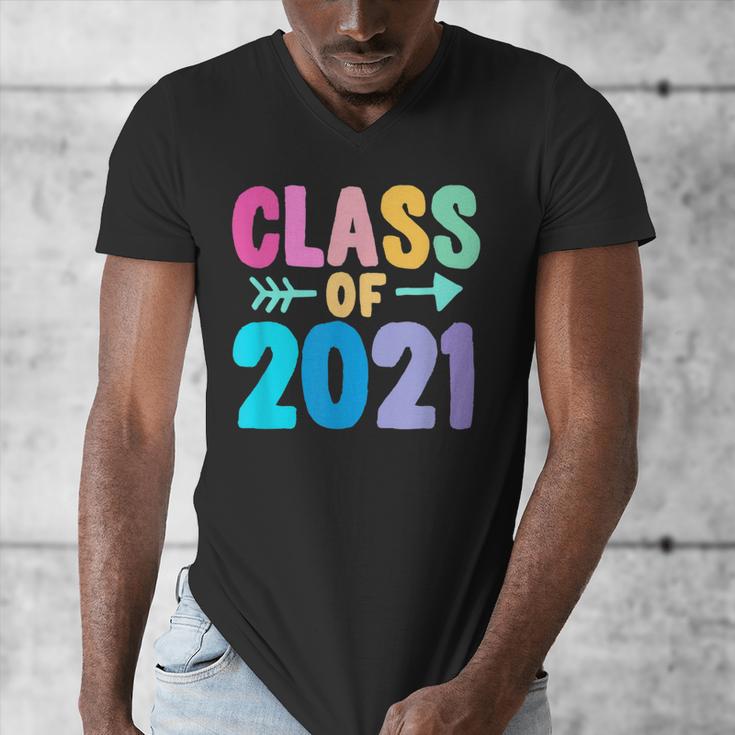 Class Of 2021 Graduation Grow With Me Men's V-Neck T-Shirt