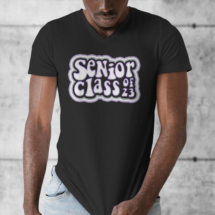 Class Of 2023 Senior Back To School Graduation Men's V-Neck T-Shirt