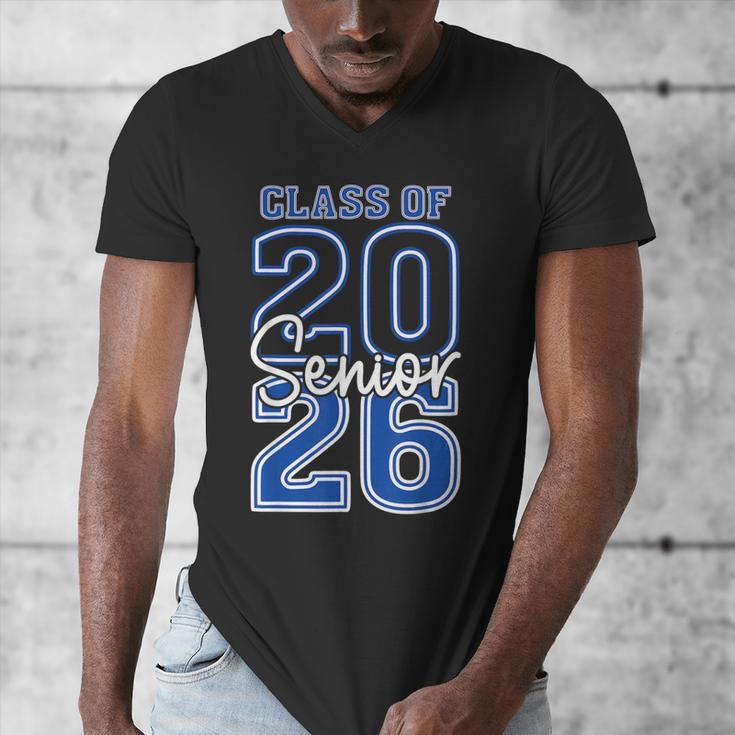Class Of 2026 Senior Retro Graduation 2026 First Day Vintage Men's V-Neck T-Shirt