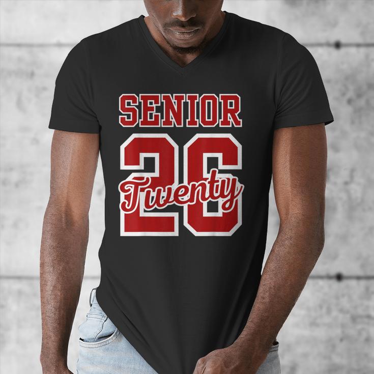 Class Of 2026 Senior 2026 Senior Twenty 26 Graduation Men Men's V-Neck T-Shirt